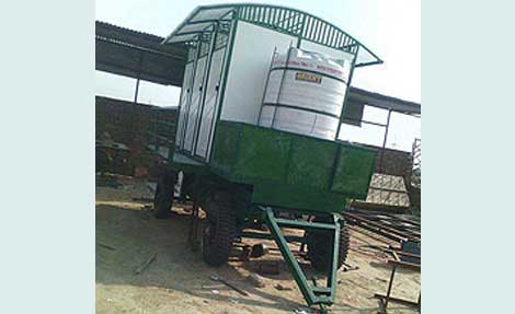 dealer  of Portable toilet cabin,  Mobile Toilet Vans in Gujarat, 